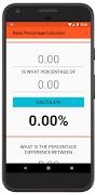 Basic Percentage Calculator Ekran Görüntüsü 1