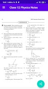 Class 12 Physics Notes screenshot 4