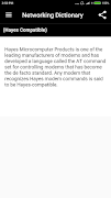 Networking Dictionary captura de pantalla 2