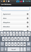 Law Dictionary screenshot 1