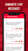 Romantic Messages and Captions syot layar 2