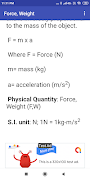 برنامه‌نما Physics Units عکس از صفحه