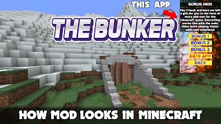 Bunker Mod for Minecraft PE screenshot 1