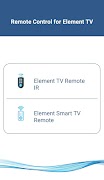 Element Smart TV Remote الملصق