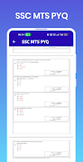 برنامه‌نما SSC MTS PYQ عکس از صفحه