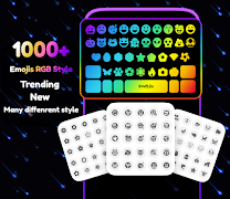 LED Keyboard:Emojis,Neon,Color Screenshot 2
