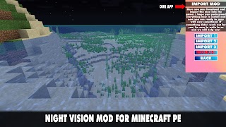 Night Vision Mod for Minecraft Ekran Görüntüsü 4