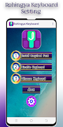 Rohingya Keyboard + Font syot layar 1