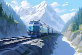 Race Train Driver- Train Games screenshot 7