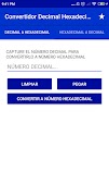 Decimal Hexadecimal Converter تصوير الشاشة 1