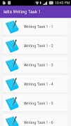 برنامه‌نما IELTS writing عکس از صفحه