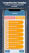برنامه‌نما Formulae: Science Formulae عکس از صفحه