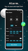 Digital Clock: Night Clock اسکرین شاٹ 3