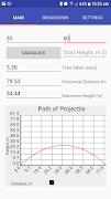 Projectile Modelling скриншот 1