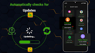 Software-update alle apps-poster