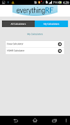 برنامه‌نما RF Calculators عکس از صفحه