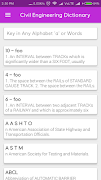 Civil Engineering Dictionary captura de pantalla 2