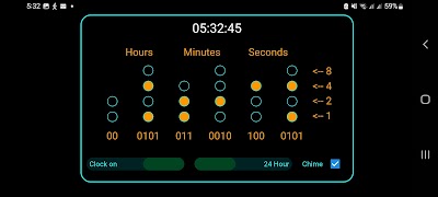 Binary Clock screenshot 4