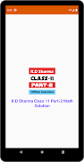 RD Sharma Class 11 Math Solutions OFFLINE Part 2 پوسٹر