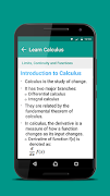 برنامه‌نما Calculus 101 عکس از صفحه