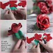 flower paper craft tutorials screenshot 4
