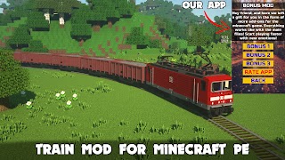 پوستر Train Vehicles in Minecraft PE
