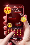 Keyboard Merah Untuk Android screenshot 1