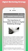 Competitor Analysis Learning ภาพหน้าจอ 1