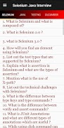 Selenium Java Interview captura de pantalla 1