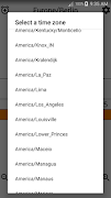 Time Zone Clock 스크린샷 1