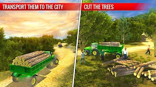 Tractor Cargo Transport : Farming simulator 2018 اسکرین شاٹ 3