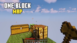 One Block Minecraft Map تصوير الشاشة 7