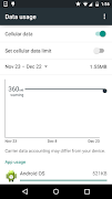Data Usage capture d'écran 1