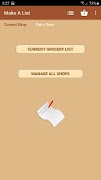 Make A List grocery list โปสเตอร์