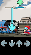 FNF vs thomas railway Mod captura de pantalla 1