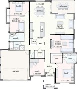 plans de maison Affiche