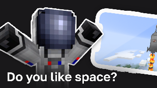 Space Rocket Mod for MCPE-poster