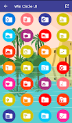 Win Circle - Icon Pack اسکرین شاٹ 1