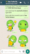 Deniz Kaplumbağası çıkartmalar gönderen