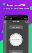 1 Schermata Node VPN - Free Fast Proxy Server & Secure Service