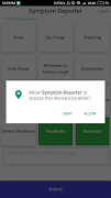 Symptom Reporter تصوير الشاشة 1