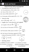 10th Class Math Formula capture d'écran 1