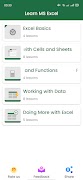 Learn MS Excel โปสเตอร์
