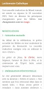 Lectionnaire Catholique/Bible اسکرین شاٹ 3