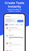 Test Maker- quiz maker creator poster