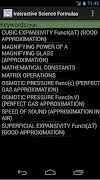 Science Formulas screenshot 1