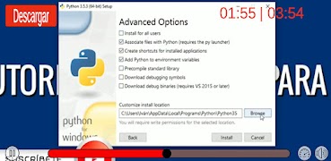 Python Manual capture d'écran 4