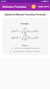 5 Schermata Statistics Formulas