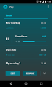 AudioField: MP3 Voice Recorder 스크린샷 1