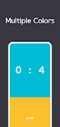 Color Timer - Full Screen Time captura de pantalla 1